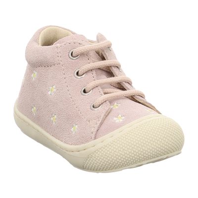 Naturino Cocoon Lauflerner Schnürschuh - 2019233.01.0M04 - suede cipria cipria | daisies | rosa