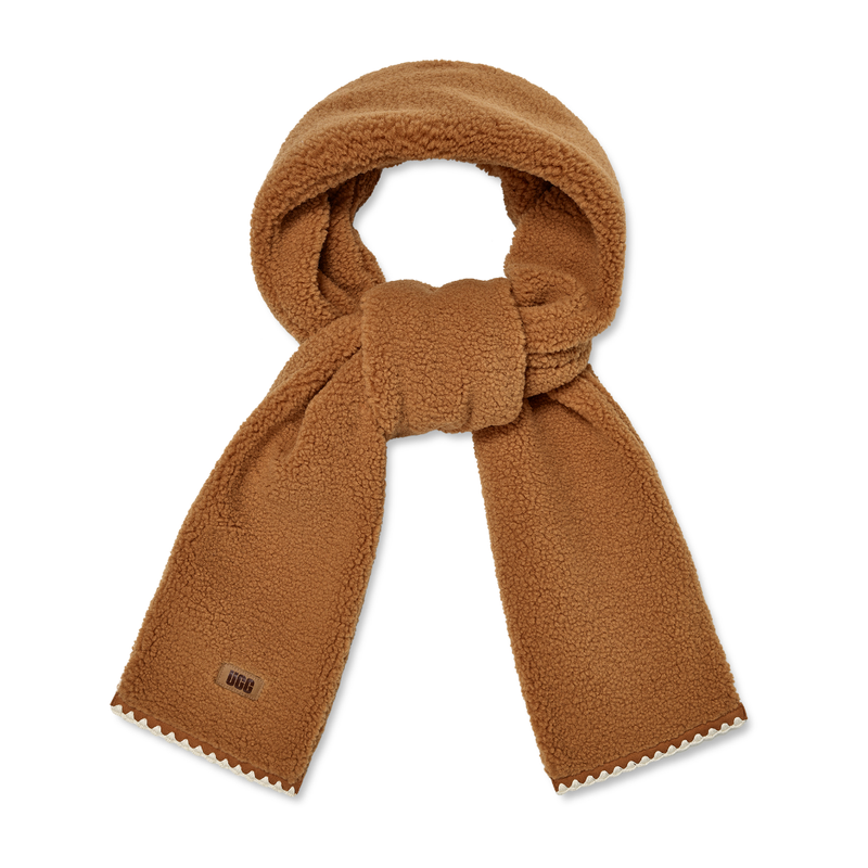 UGG - 101021-CHE - Uggfluff Scalloped Scarf - Schal | chestnut | braun