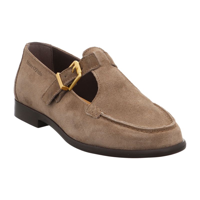 Marc O'Polo Damen Loafer - 60218633201325-711 - faded brown | faded brown | braun