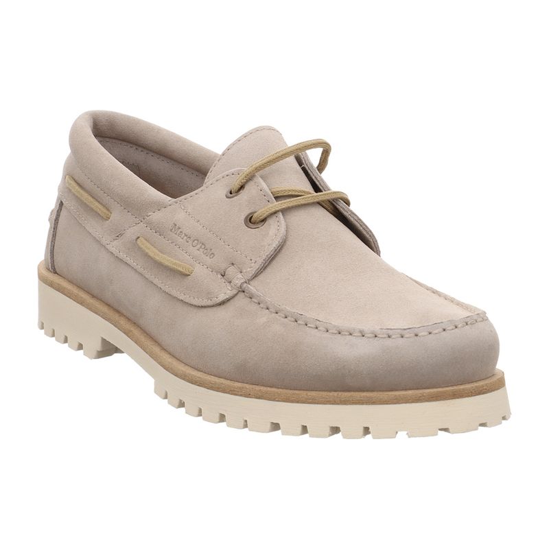 Marc O'Polo Herren Bootsschuh - 60228213602325-716 - light taupe | light taupe | beige