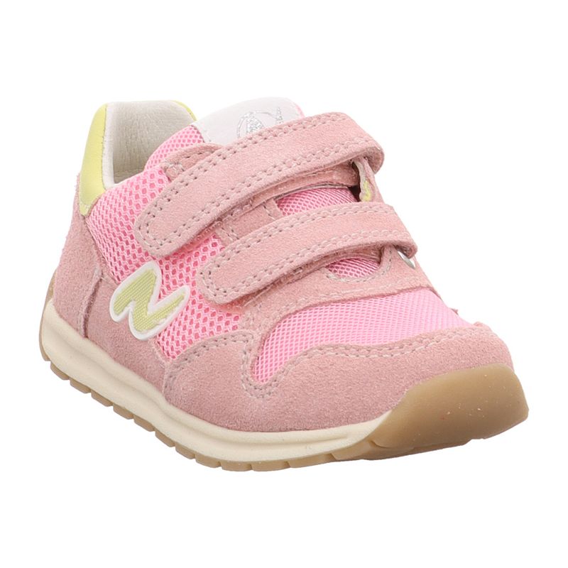 Naturino Sammy 3 Klettschuh - 2019955.01.2M65 - suede/net pink-paglia | pink | paglia | rosa | gelb
