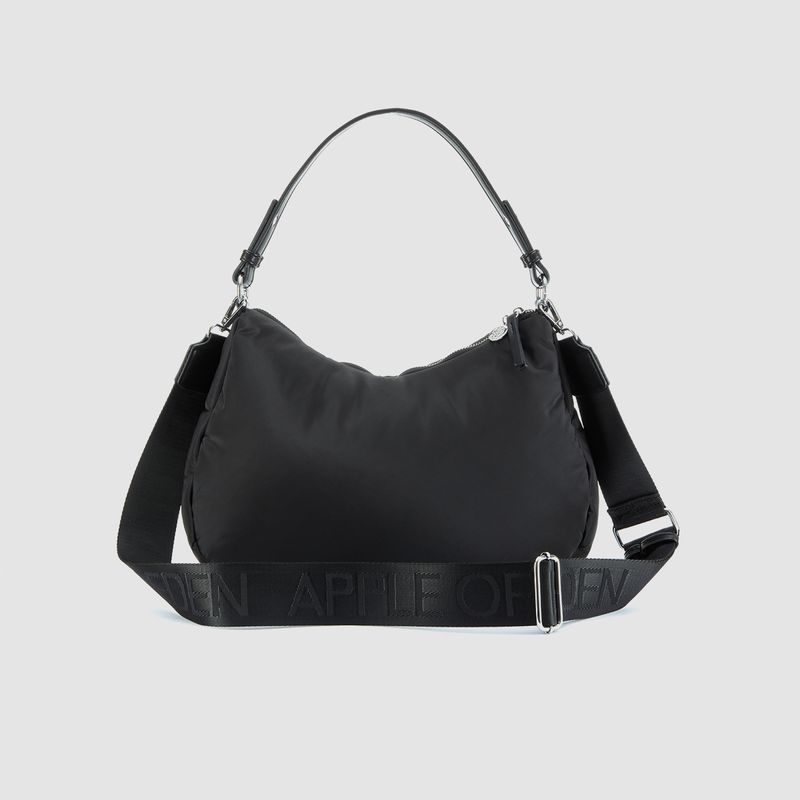 Apple of Eden - Puffer Hobo Porto Black - Handtasche | black | schwarz