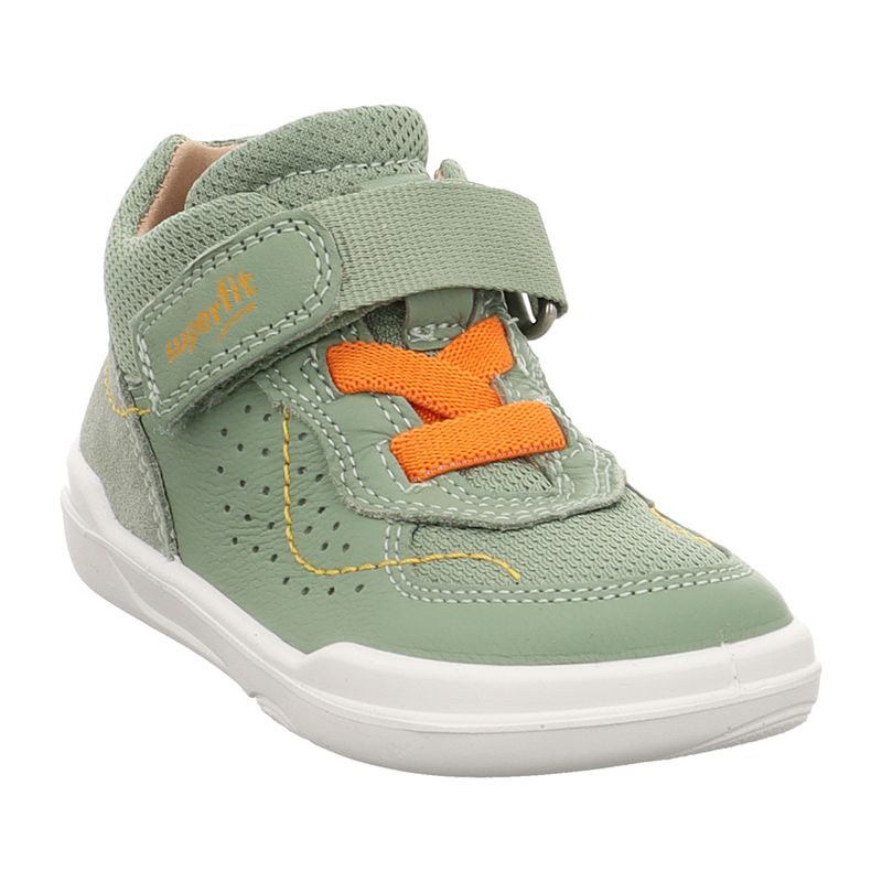 Superfit SUPERFREE Lauflerner Sneaker - 1-000529-7500 - Hellgrün | hellgrün | orange