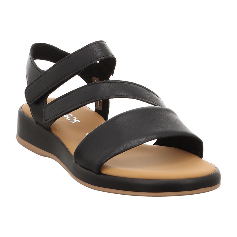 Gabor Comfort - 82.733.27 - Sandale - Damen - schwarz | schwarz | schwarz
