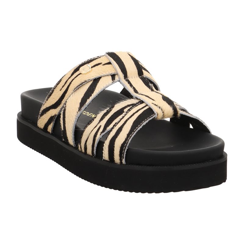 Apple of Eden - Remi 41 - Pantolette - Zebralook - beige/schwarz | bege | black | zebra