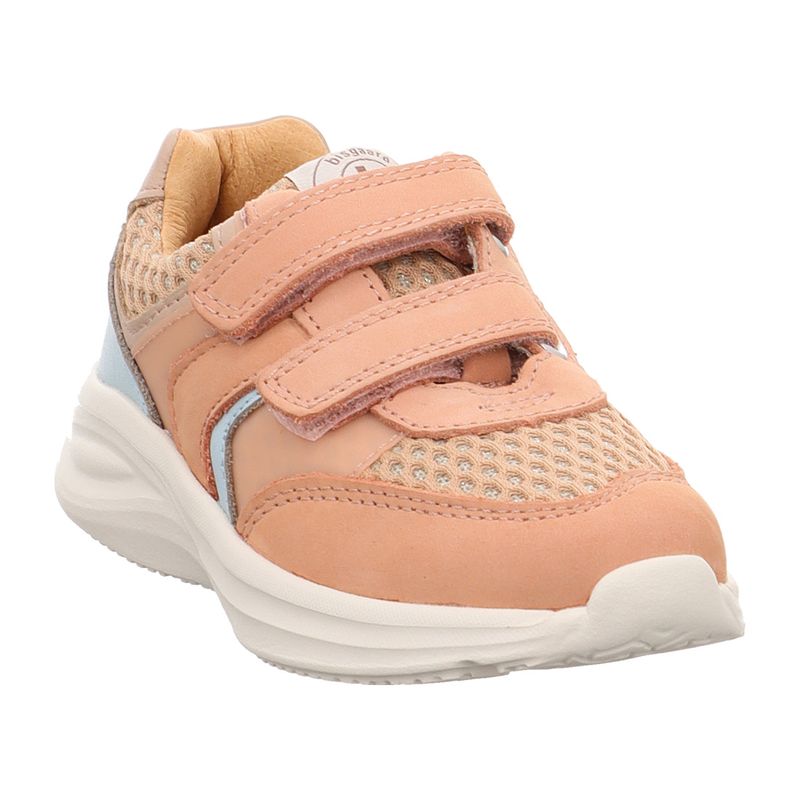 Bisgaard Yuki Glitter Klettschuh - Nude - 44114.5018 | rosa | nude | glitter