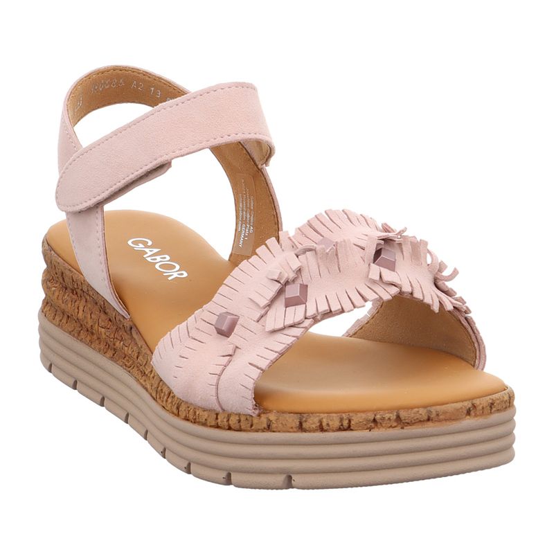 Gabor Comfort - 82.704.45 - Keilsandale - Damen - bloom | bloom | rosa
