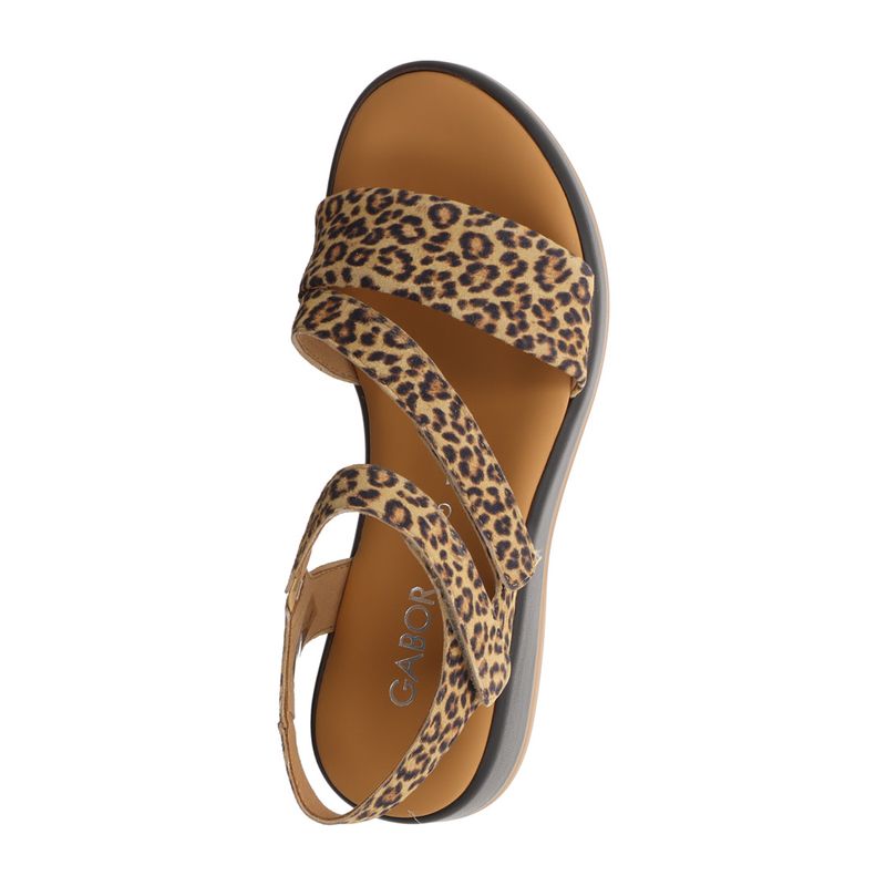 Gabor Comfort - 82.733.90 - Leoprint Sandale - natur
