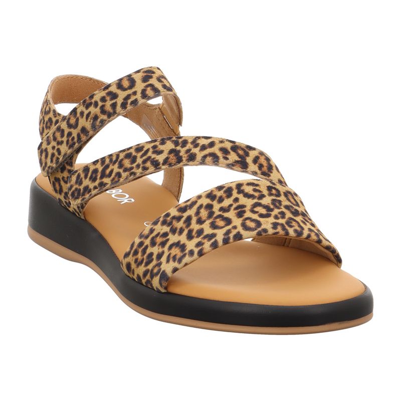 Gabor Comfort - 82.733.90 - Leoprint Sandale - natur | natur | leoprint