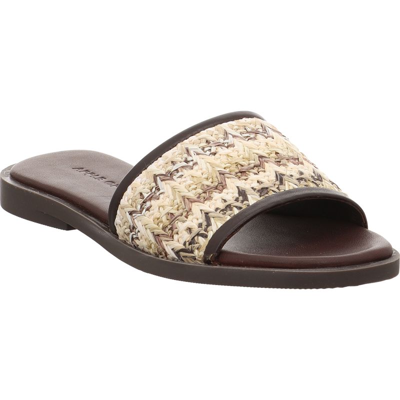Apple of Eden - Ariana 87 - Raffia Pantolette - schwarz | tdm | schwarz