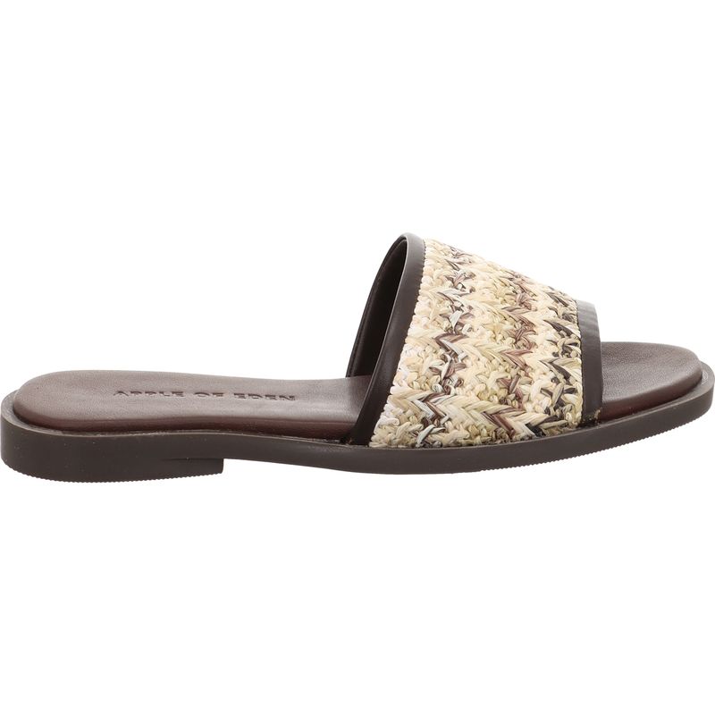 Apple of Eden - Ariana 87 - Raffia Pantolette - schwarz