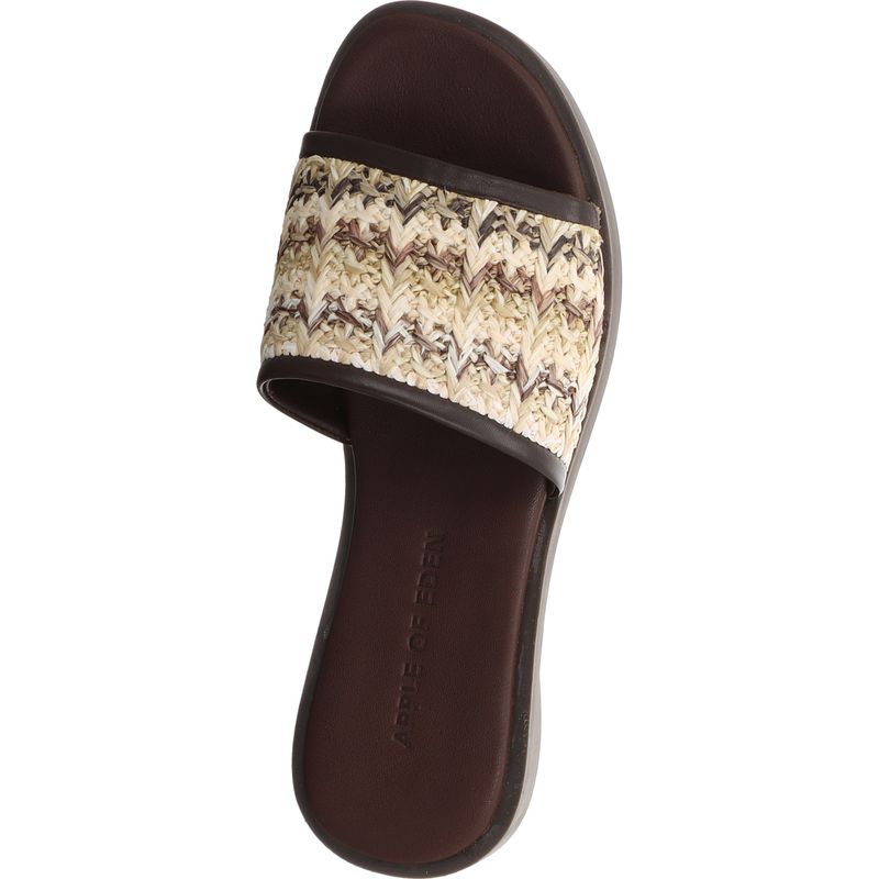 Apple of Eden - Ariana 87 - Raffia Pantolette - schwarz