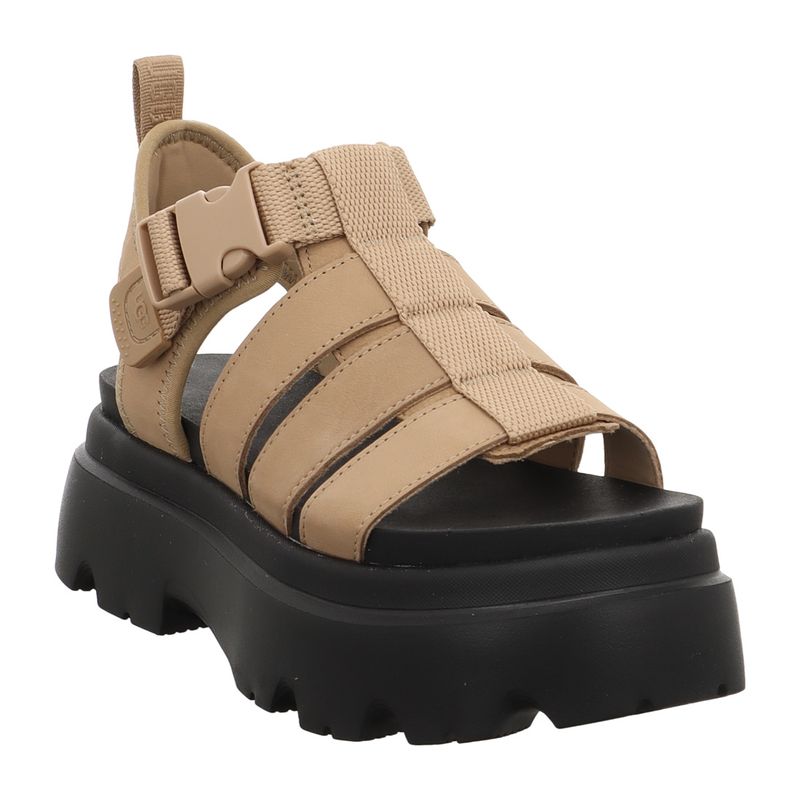 UGG | 1152698 | W Cora | Plateau Sandalette | beige | schwarz