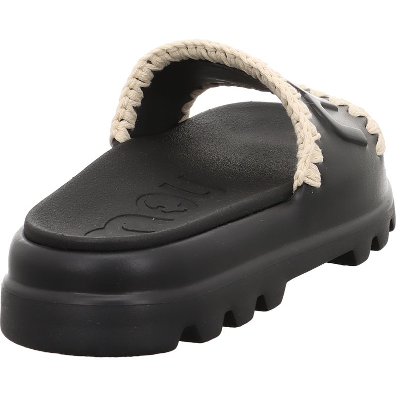 Mou Eva One-Piece Slides- MU.SW661000N-BKWH - Schwarz-Weiß