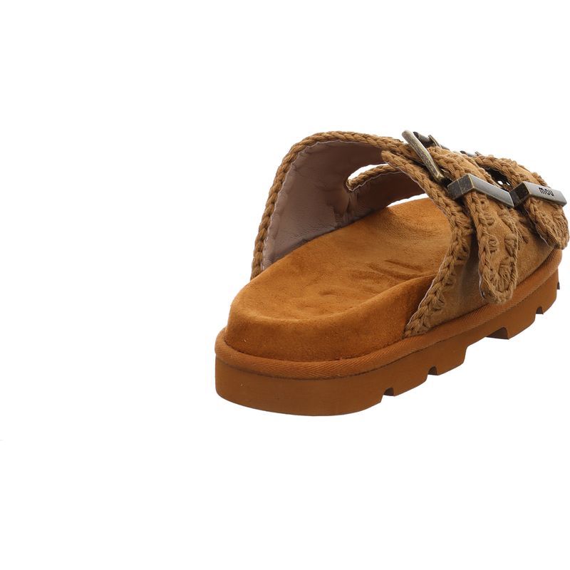 Mou Low Bio Two-Buckle Pantolette - MU.SW631000A-COG - Cognac