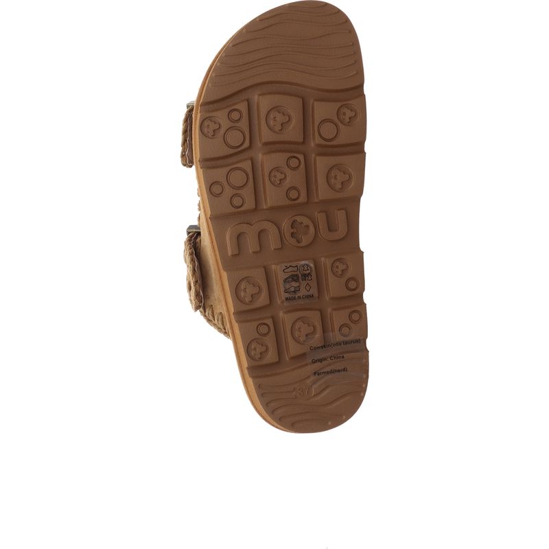 Mou Low Bio Two-Buckle Pantolette - MU.SW631000A-COG - Cognac