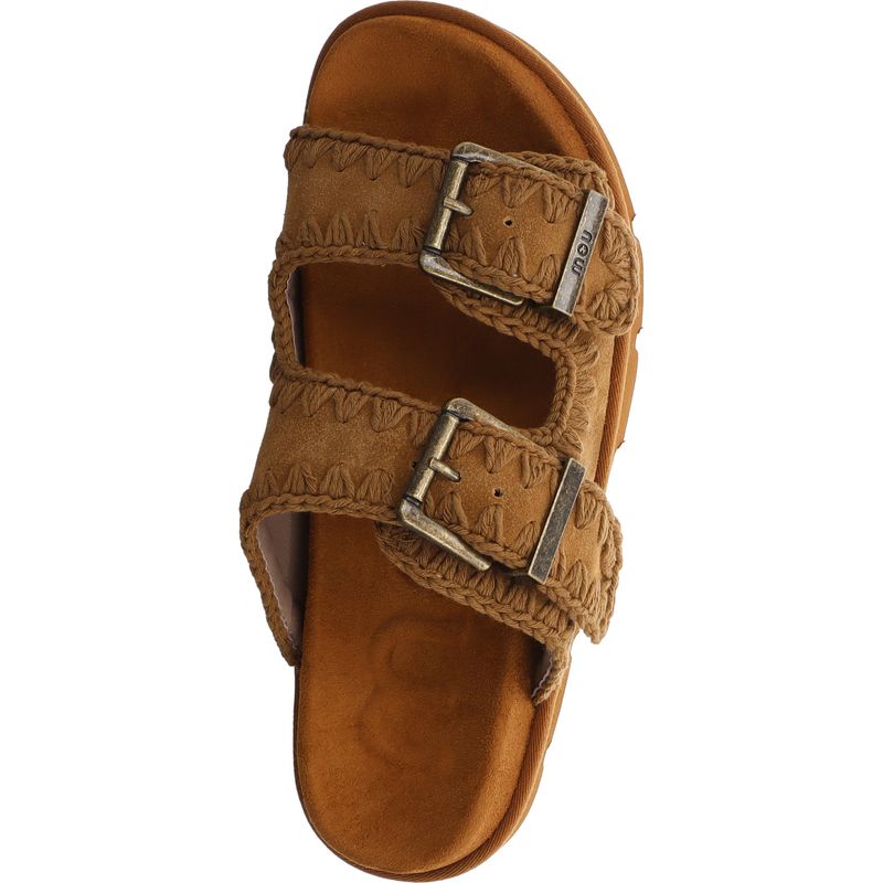 Mou Low Bio Two-Buckle Pantolette - MU.SW631000A-COG - Cognac