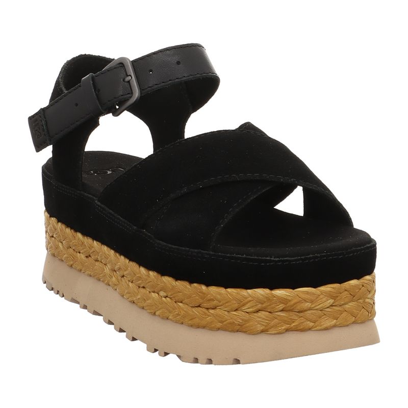 UGG - 1167471 - Aubery Ankle Strap - Plateau Sandale | schwarz | black