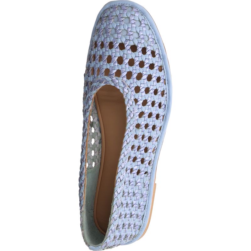 Gioseppo - EMBEYA - Ballerina aus geflochtenem Leder - 78242-P-AZUL - blau