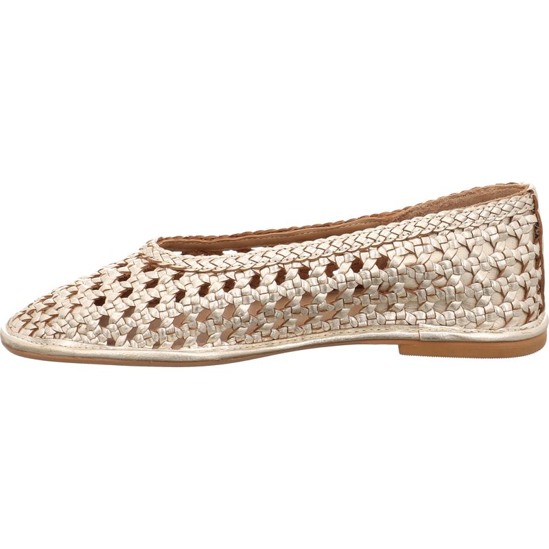 Gioseppo - EMBEYA - Ballerina aus geflochtenem Leder - 78242-P-PLATINO - platino