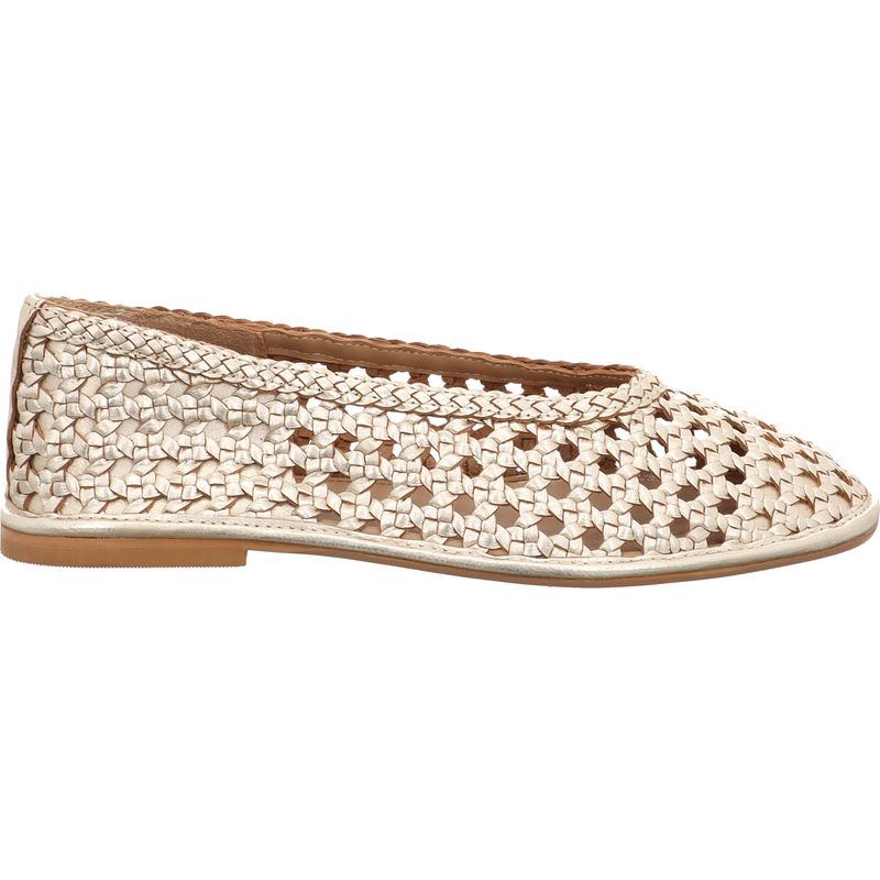 Gioseppo - EMBEYA - Ballerina aus geflochtenem Leder - 78242-P-PLATINO - platino
