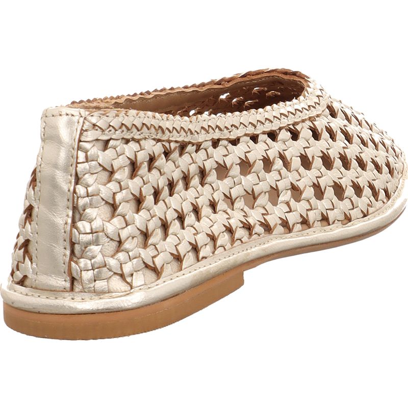 Gioseppo - EMBEYA - Ballerina aus geflochtenem Leder - 78242-P-PLATINO - platino