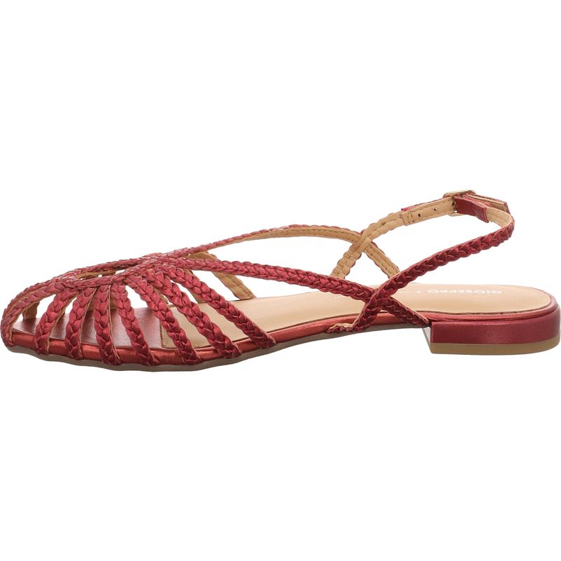 Gioseppo - HINGHAM - flache Sandale aus Leder - 75440-P-BURDEOS - bordeaux