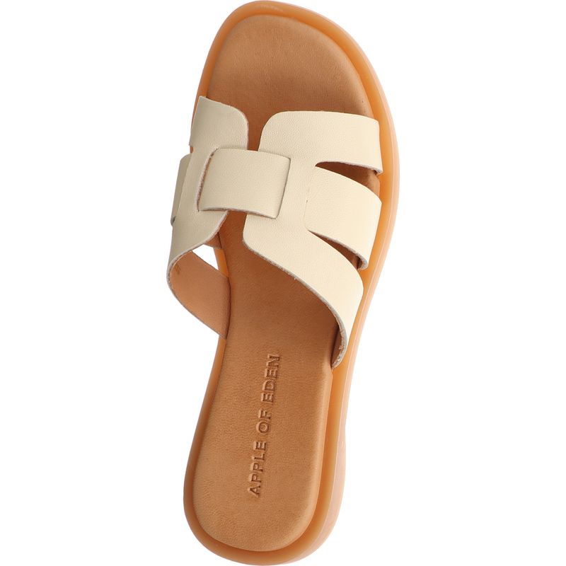 Apple of Eden - Alycia 90 - Pantolette aus Leder - beige/gelb