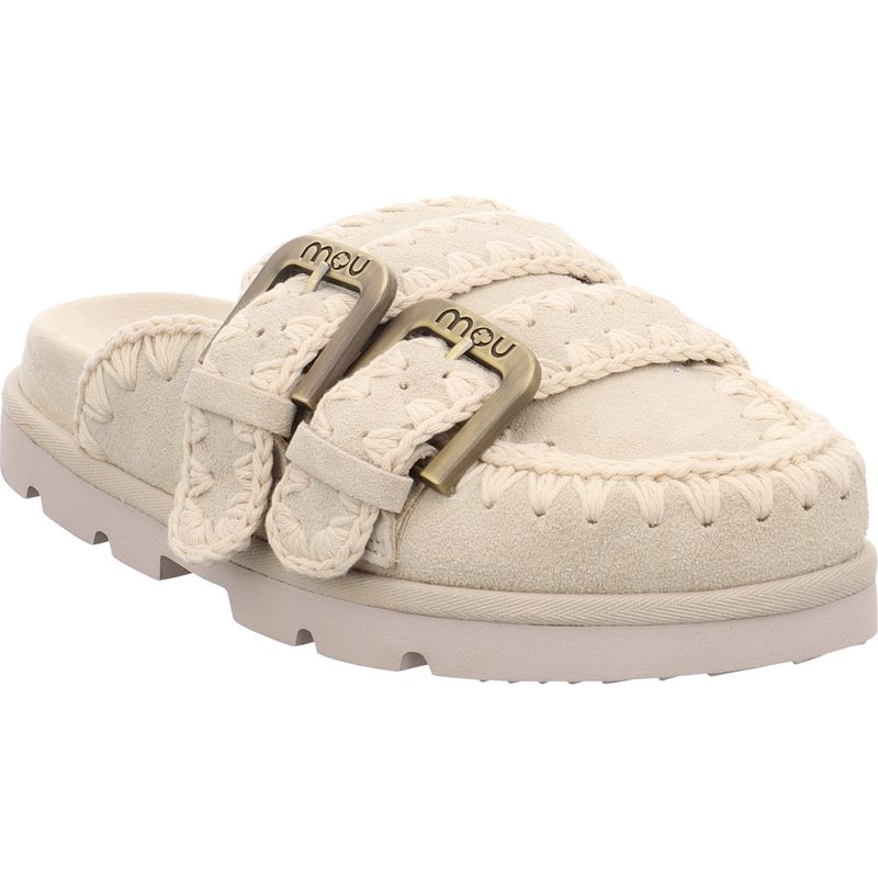 Mou Low Bio Sabot Pantolette - MU.SW631003A-CHLK - Chalk | chalk | weiß