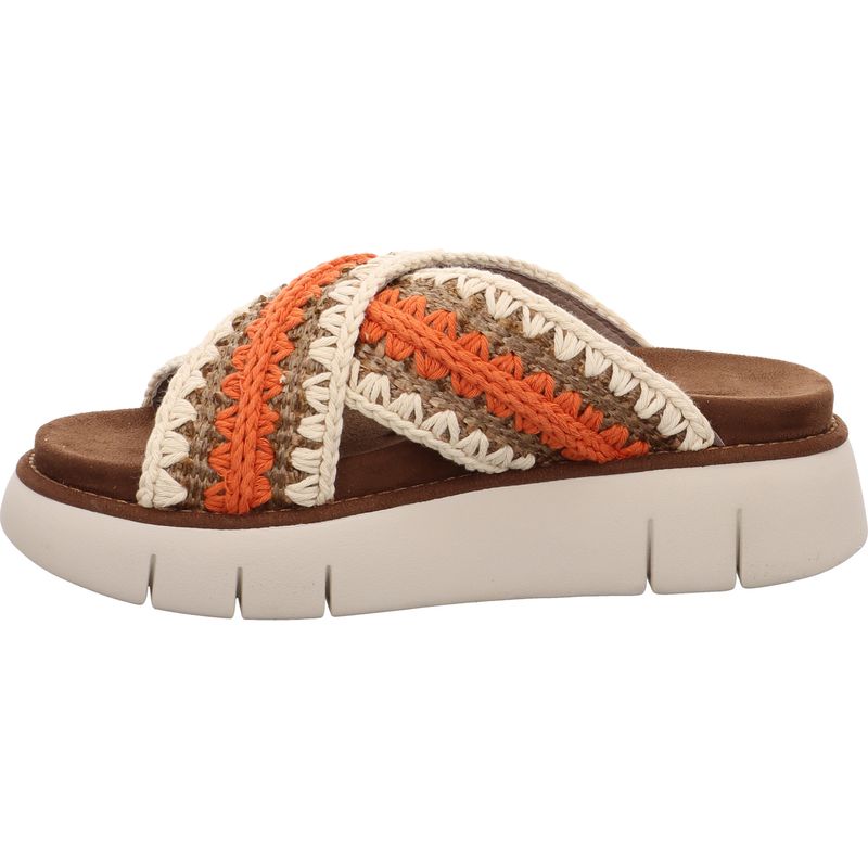 Mou Bounce Raffia Sandale - MU.SW531015K-RDPBRO - Braun