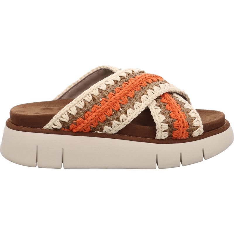 Mou Bounce Raffia Sandale - MU.SW531015K-RDPBRO - Braun