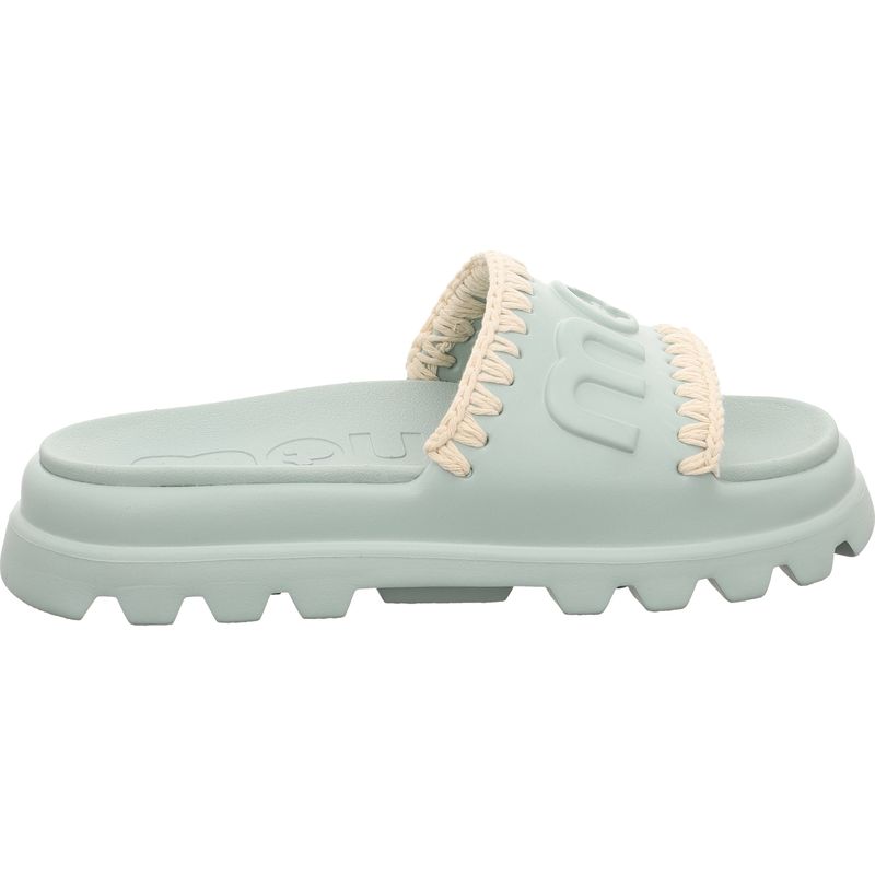 Mou Eva One-Piece Slides - MU.SW661000N-TEA - Tee