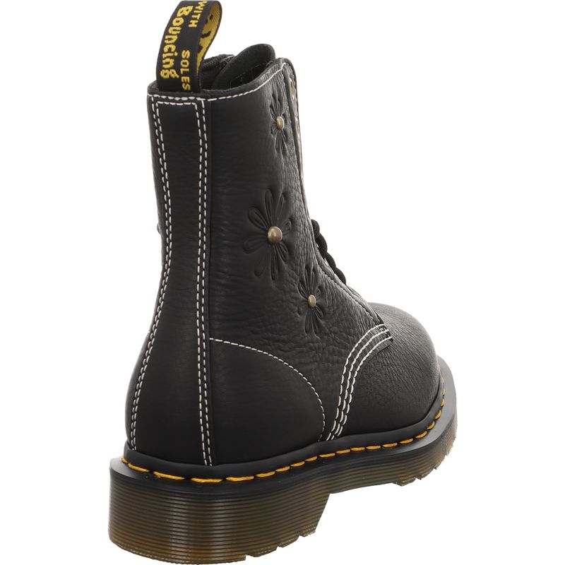 Dr. Martens 1460 Pascal Flower-42420001 -  Boot Schwarz
