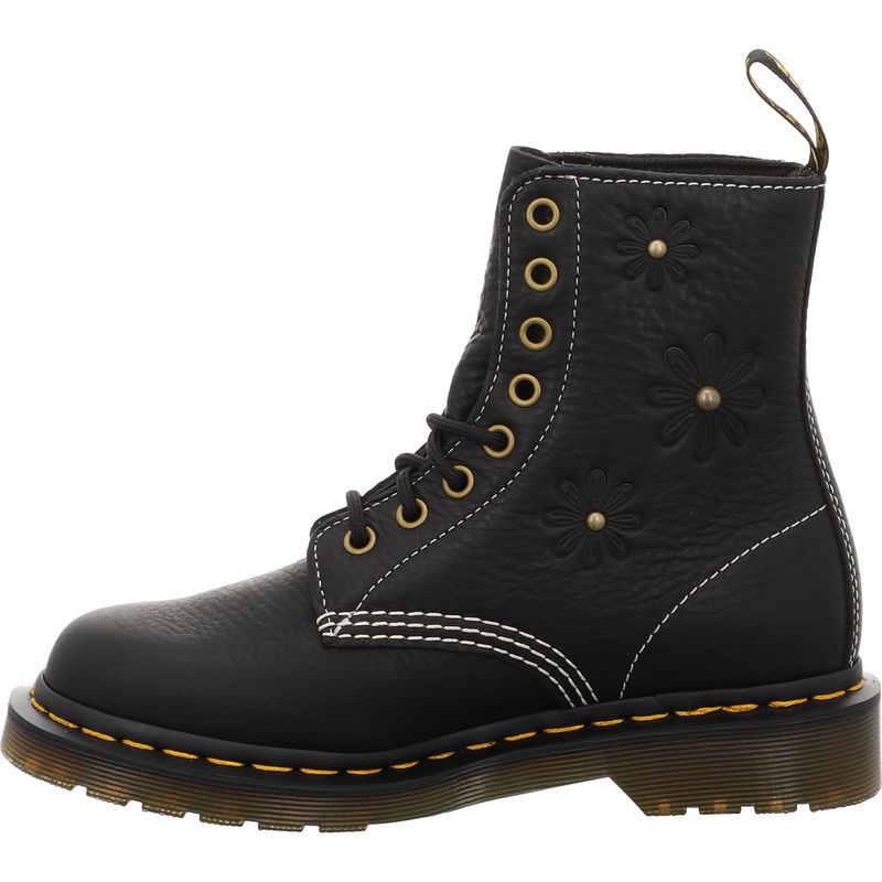 Dr. Martens 1460 Pascal Flower-42420001 -  Boot Schwarz