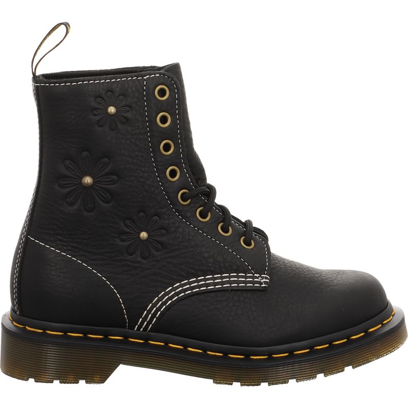 Dr. Martens 1460 Pascal Flower-42420001 -  Boot Schwarz