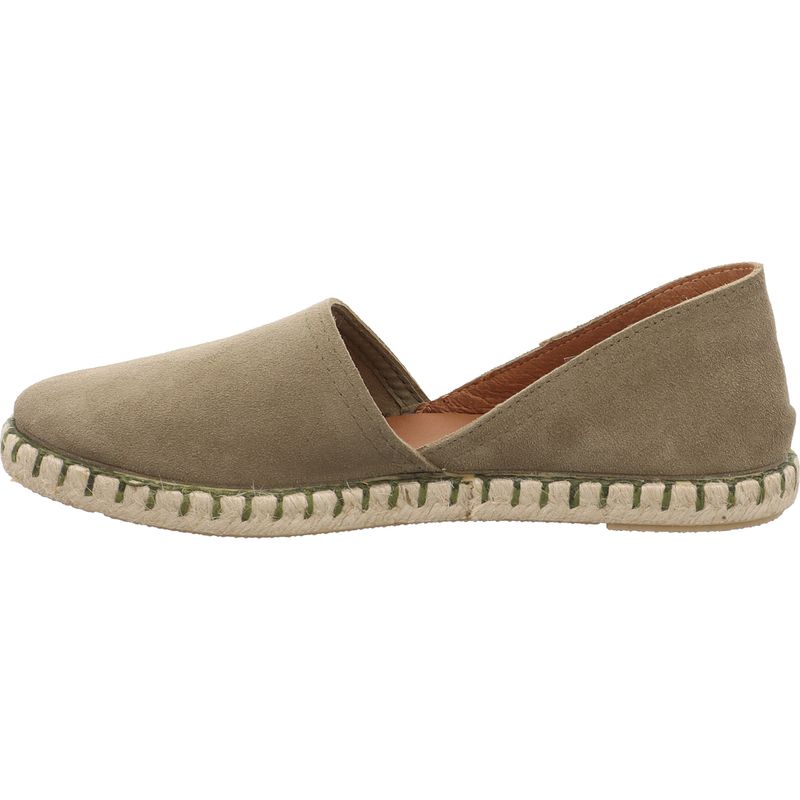 Verbenas Carmen Serraje khaki Espadrilles