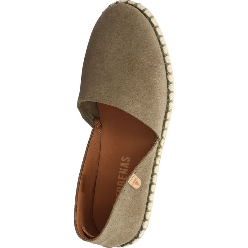 Verbenas Carmen Serraje khaki Espadrilles