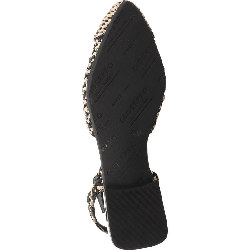 Gioseppo - JHELUM - gewebte Sandale - 79237-P-NEGRO - schwarz/weiß