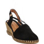 Verbenas Maika Serraje Negro Keilsandale negro | tan | schwarz