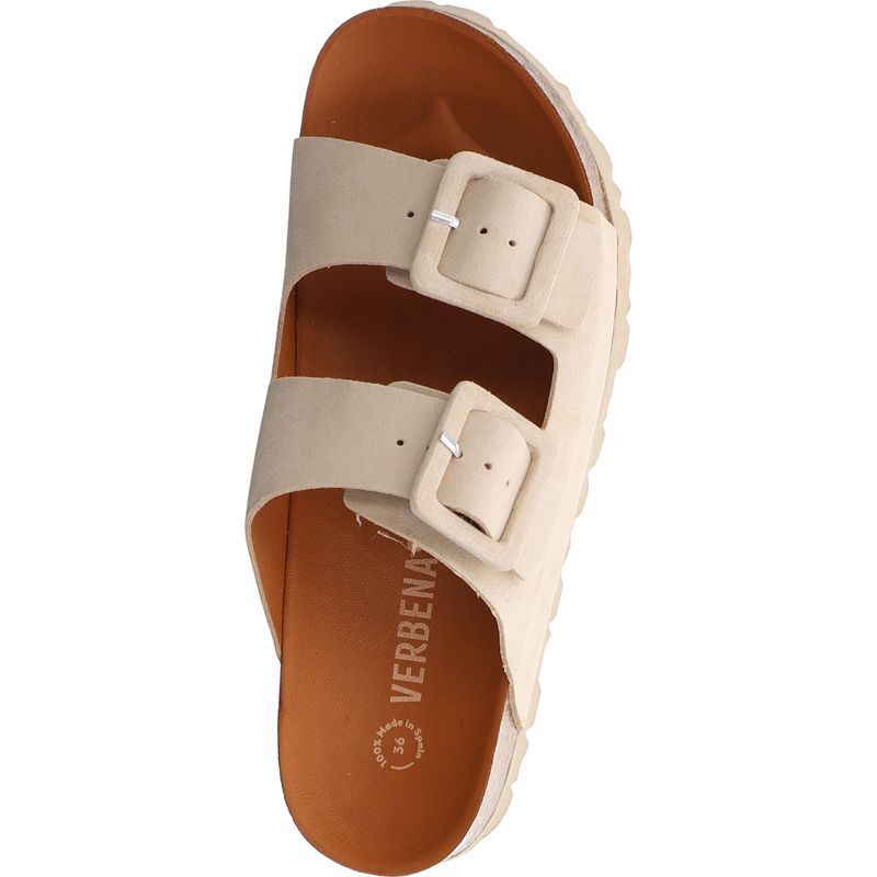 Verbenas Randel Velour Crudo Pantolette
