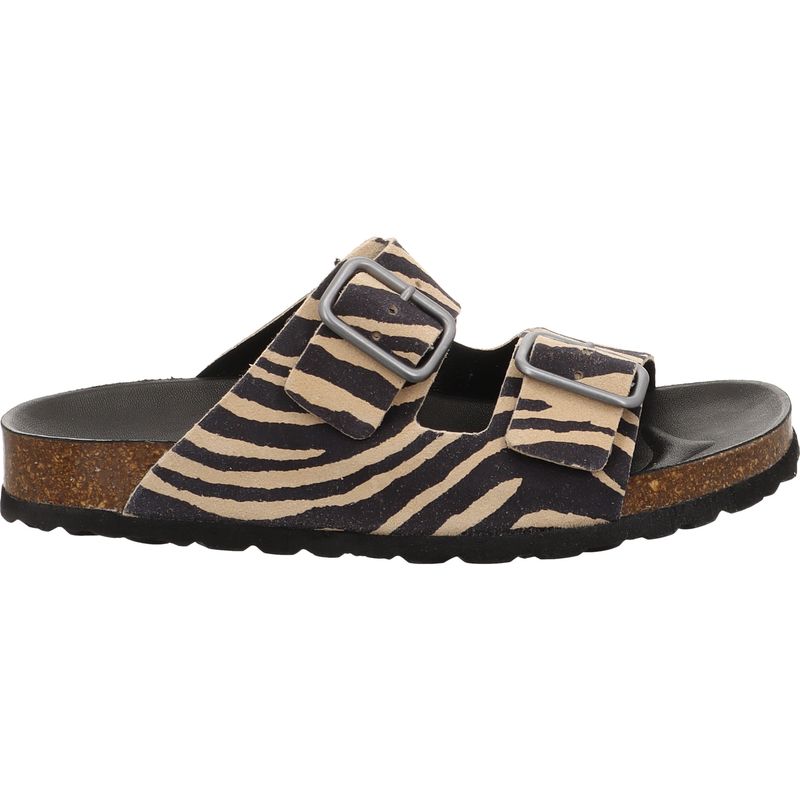 Verbenas Randel Zebra Camel Pantolette