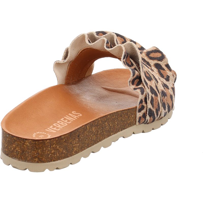 Verbenas Rocio Serraje Volante Leopardo Leopardo Pantolette