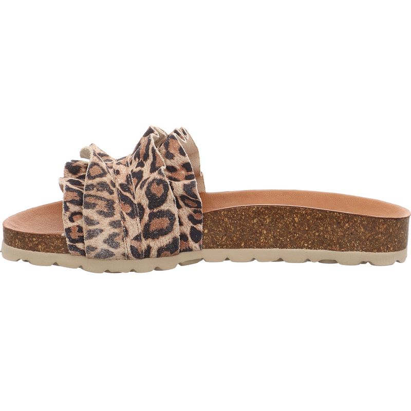 Verbenas Rocio Serraje Volante Leopardo Leopardo Pantolette