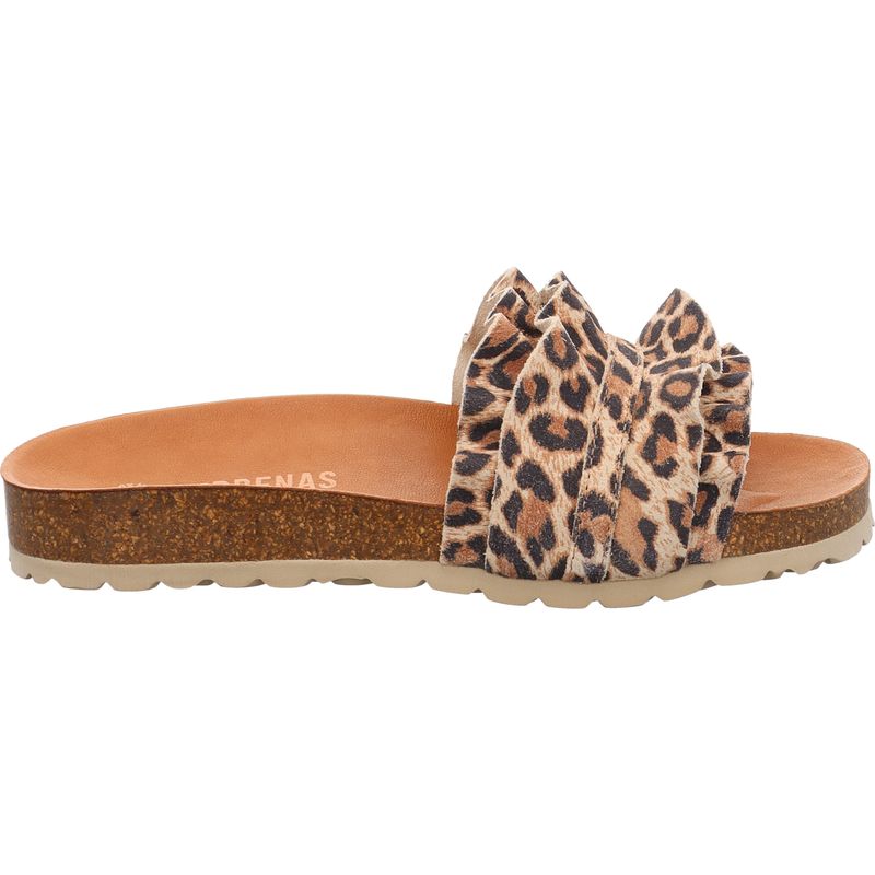 Verbenas Rocio Serraje Volante Leopardo Leopardo Pantolette