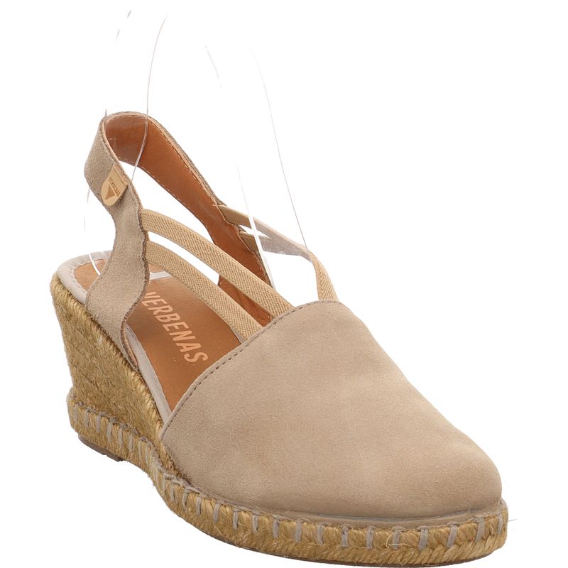 Verbenas Maika Serraje Piedra Keilsandale | piedra | tan | stein