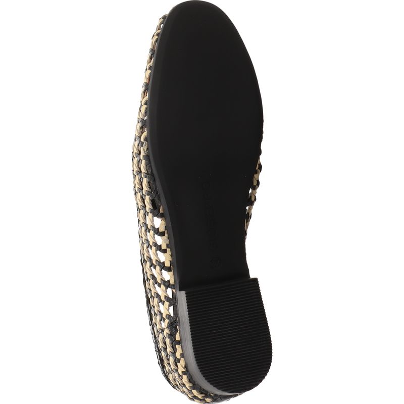 Gioseppo - WABASHA - geflochtene Leder Loafer - 79108-P-NEGRO - schwarz