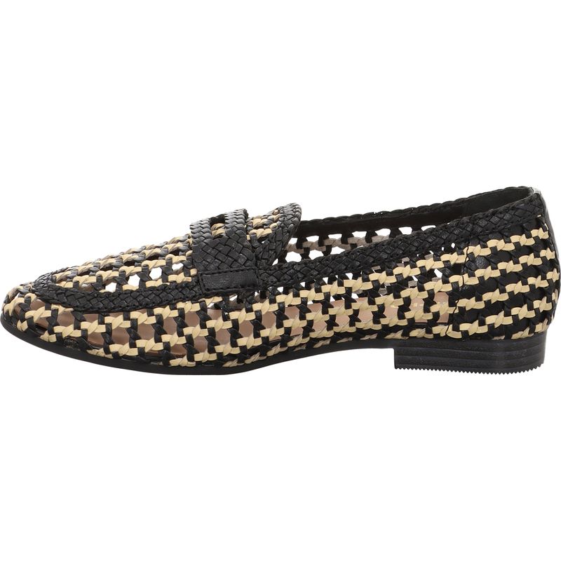 Gioseppo - WABASHA - geflochtene Leder Loafer - 79108-P-NEGRO - schwarz