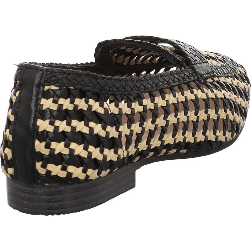 Gioseppo - WABASHA - geflochtene Leder Loafer - 79108-P-NEGRO - schwarz