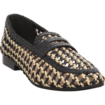 Gioseppo - WABASHA - geflochtene Leder Loafer - 79108-P-NEGRO - schwarz schwarz
