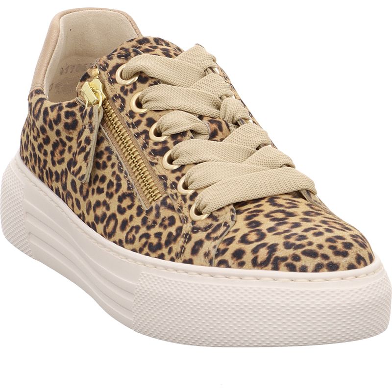 Gabor Comfort - 86.465.90 - Leoprint Sneaker - natur/platino | natur | platino | leoprint